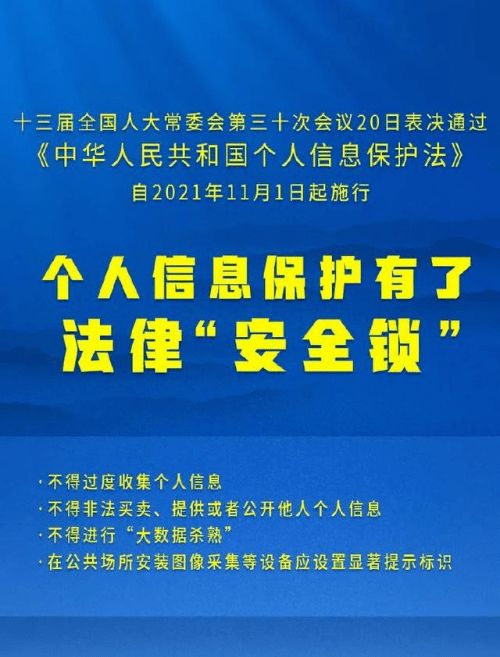 個人信息保護法實施 告別大數(shù)據(jù)殺熟，迎接信息安全新時代